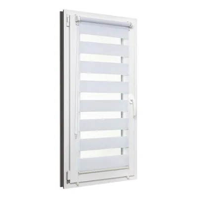 Obrázek produktu pro Roleta den a noc 65x150 cm, barva bílá, montáž bez vrtání
