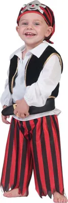 Produktbild von Baby Piraten Kostüm | Seeräuber Anzug mit Bandana Größe: 86