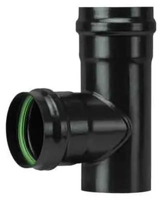 Image de SAVE Fumisteria Plus PN805F Tuyau de cheminée en T Noir