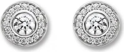 Produktbild von Ohrstecker Zirkonia 925/- Silber rhodiniert