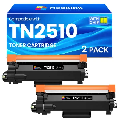TN2510 Toner 2er-Pack, Kompatibel für Brother Drucker