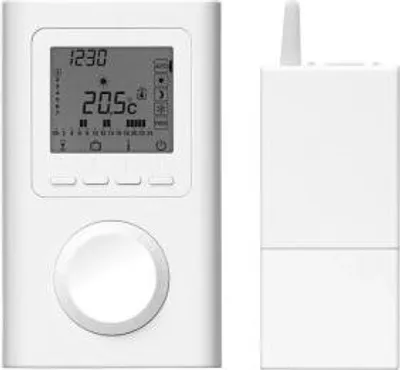 Produktbild von HSK 890838 Retango Fernregler mit Aufputzempfänger Wand Weiß