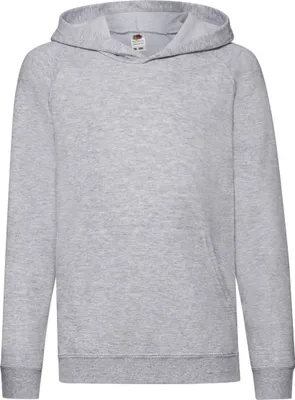 Produktbild von Fruit Of The Loom Kinder Kapuzen Pullover BC2652 (5-6 Jahr (116)) (Hellgrau)