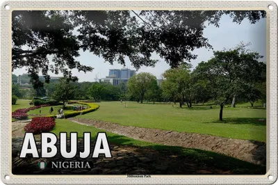 Produktbild von Blechschild Reise 30x20cm Abuja Nigeria Millenium Park