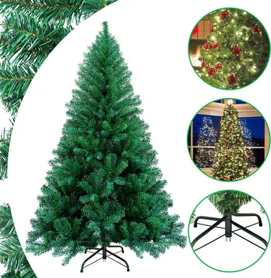 Zdjęcie produktu dla Jopassy Choinka sztuczna jodła ze stojakiem metalowym zielona 180cm