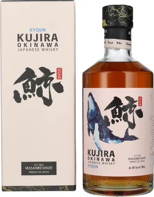 Produktbild von Kyojin Kujira Okinawa MASAHIRO SHUZO Japanese Whisky 40% Vol. 0,7l in Geschenkbox
