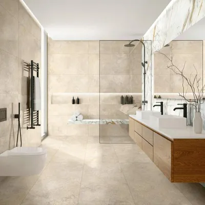 Immagine prodotto di CASA39 Gres porcellanato effetto pietra Beige 30x60 cm Ragno Kalkstone