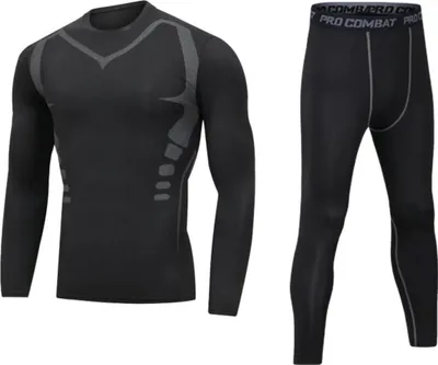 Produktbild von INF Thermo-Unterwäsche Sci-Fi Zweiteiliges Set für Herren (Langarm + Hose) M