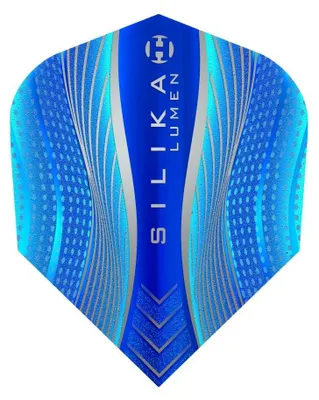Produktbild von Harrows - Dart Flights "Silica Lumen" 3er-Pack PP5011 (Einheitsgröße) (Blau)