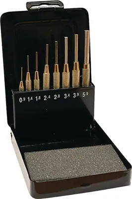 Produktbild von Splintentreibersatz 8tlg.0,9-5,9 m.Führungshülse Metallkass.TECWERK