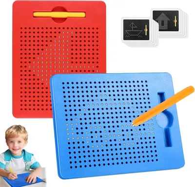 Produktbild von Magnetisches Zeichenbrett für Kinder, mit Stift, 2 Stück, magnetisches Spiel