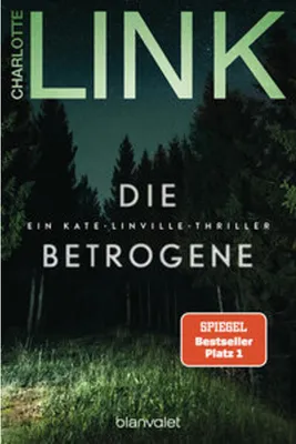 A book cover with a dark forest background.