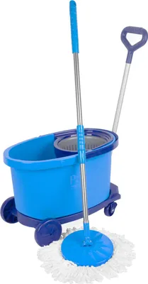 Immagine prodotto di Set per pulizia Strend Pro, industriale, mop rotante con secchio su ruote, 35 lit.