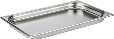 Produktbild von APS 81101 GN 1/1 Behälter, Edelstahl, 53 x 32,5 cm, Tiefe 40 mm, 5 Liter
