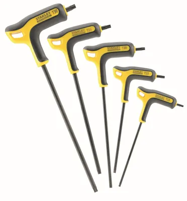 Obrázek produktu pro Stanley Sada 5 klíčů Torx FatMax s rukojetí T. T10, T15, T20, T25 a T30.