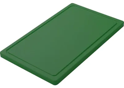 Produktbild von Schneidebrett Klein, Pe,Grün 500X300X20Mm, Rutschfest