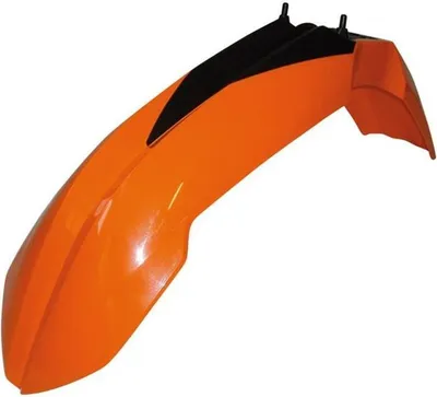 Productafbeelding van RACETECH spatborden voor, oranje, geschikt voor SX125/250/450 en SX-F250/450, modeljaren 2007-2010