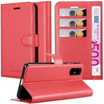 Immagine prodotto di Cadorabo custodia per Samsung Galaxy S20 PLUS custodia protettiva in rosso custodia per cellulare cover chiusura magnetica
