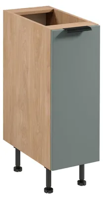 Immagine prodotto di Mobile basso a un'anta SALERNO - larghezza 30 cm, rovere / verde