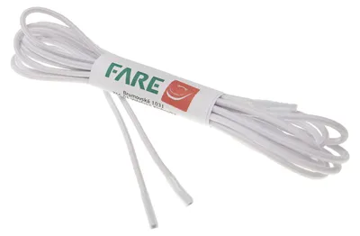 Obrázok produktu pre Tkaničky elastické bílé – Veľkosť 060