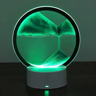 Immagine prodotto di Lampada da tavolo "Zandschilderij" - 7 modalità di cambio colore - Alimentazione tramite USB e batteria