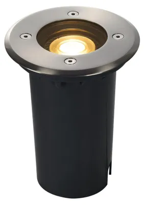 Image de Earthlux encastré de sol rond acier inoxydable 316 IP67 Ø12 cm GU10