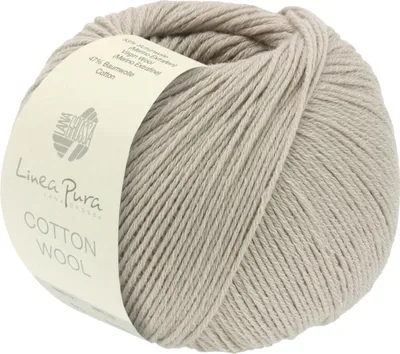 Produktbild von Lana Grossa Baumwolle Wool , Farbe:008 - Graubeige