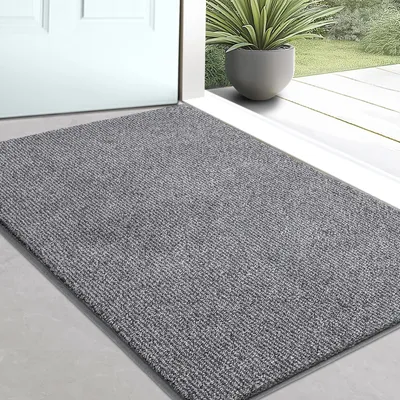 Image de Omgoods - Tapis de sol lavable en machine, 50 x 80 cm - Paillasson absorbant pour intérieur