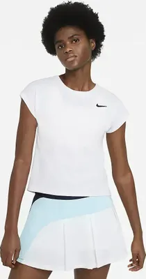 Produktbild von Nike W Nkct Df Vctry Top Ss White/Black L