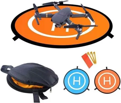 Productafbeelding van Opvouwbaar, waterdicht landingsplatform voor drones, geschikt voor quadcopters - Snel in te zetten helikopterplatform met een opvouwbaar ontwerp