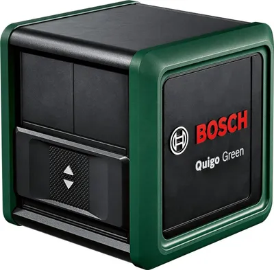 Produktbild von Bosch Quigo green, 1,6 mm/m, 8°, Horizontal/Vertikal, Grün, 500-540 nm (< 10 mW), Bezugspegel