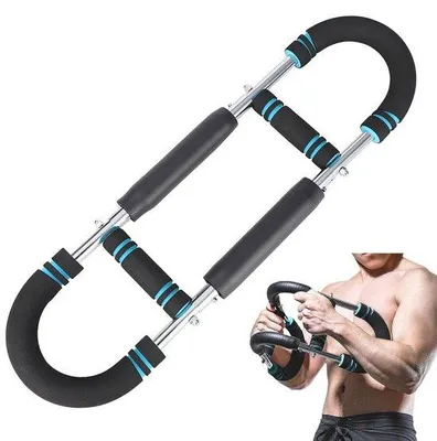 Produktbild von Multifunktioneller U-förmiger Armtrainer – ein verstellbarer Krafttrainer mit Federwiderstand, geeignet für Heimtraining von Oberarmen und Schultern – 30 kg