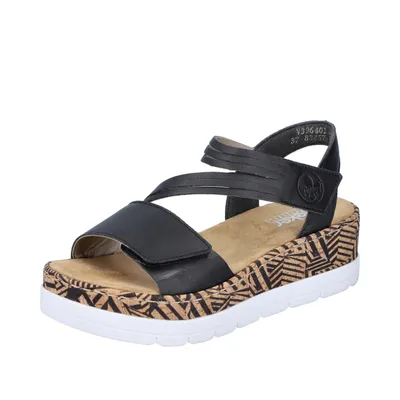 Produktbild von Rieker Damen Sandalen V3964-01 schwarz Gr. 42