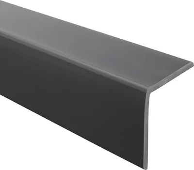 Obrázok produktu pre QUEST Mäkký ochranný uhlový profil z PVC, ochrana hrán, tmavosivá