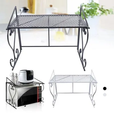 Immagine prodotto di Piastra per microonde da cucina, robusta, 55x36x43 cm, acciaio nero