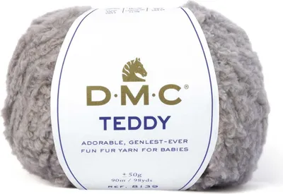 Produktbild von DMC Teddy Garn – 100 % Polyamid, flauschig & pflegeleicht (Color 312)