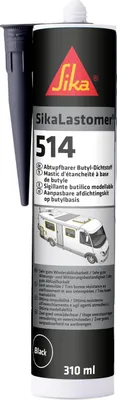 Zdjęcie produktu dla SIKA Lastomer 514 czarny 310ml trwale elastyczny dabbable
