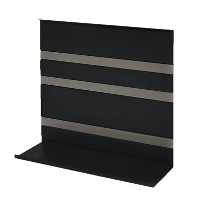 Immagine prodotto di Linero MosaiQ scaffale universale H 300 mm senza telaio nero opaco / sistema di ringhiera / Kesseböhmer