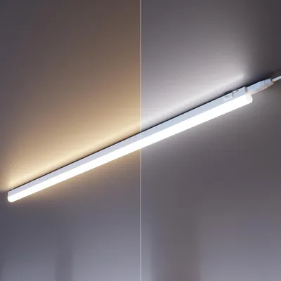 Image de Luminaire LED encastré, température de couleur réglable, avec prise, 87 cm, 10,1 W, 1122 lm