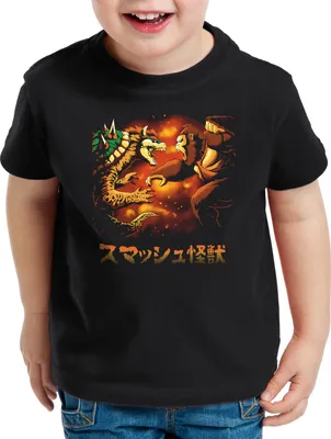 Produktbild von style3 Smash Kaiju T-Shirt für Kinder gamer smash