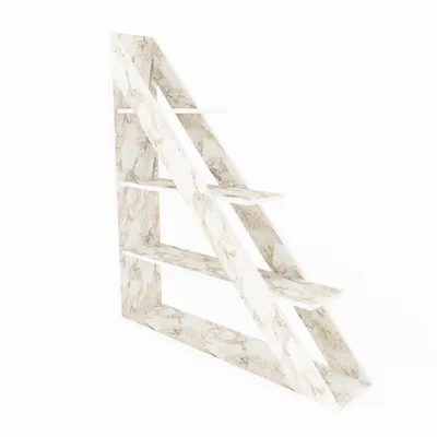 Immagine prodotto di Skye Decor, Pisagor - Bianco, Librerie, Bianco, 120 x 131,8 x 25 cm