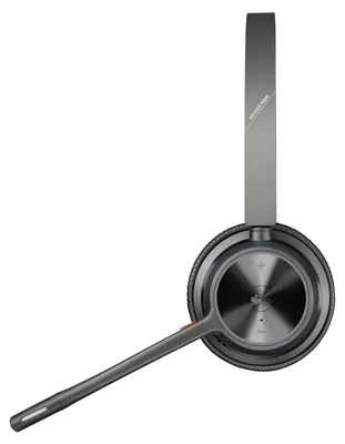 Zdjęcie produktu dla HP Poly Zestaw słuchawkowy Poly Voyager 4320 z certyfikatem Microsoft Teams + adapter BT700 + stacja ładująca, Przewodowy i Bezprzewodowy, Połączenia/muzyka, 162 g, Zestaw słuchawkowy, Czarny