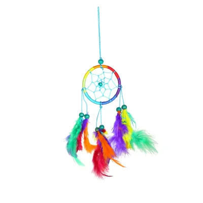 Produktbild von Dreamcatcher Regenbogen, bunter Traumfänger in verschiedene Größen