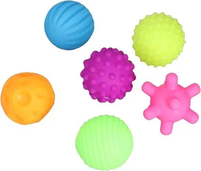 Produktbild von Kinderbalspelset Grappig Elastisch Zacht Draagbaar Thuisgebruik 6-delig