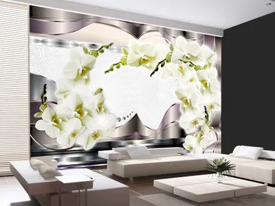 Produktbild von Vlies Fototapete 400x280 cm Tapeten Wandtapete XXL Blumen 10110906-136