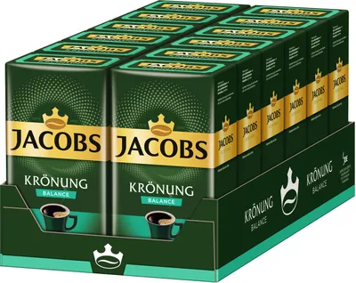 Produktbild von JACOBS Krönung Balance Filterkaffee 12 x 500 g gemahlener Röstkaffee