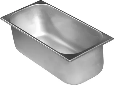 Produktbild von Combisteel Speiseeisbehälter 5 Liter - Edelstahl, 165 x 360 x 120 mm