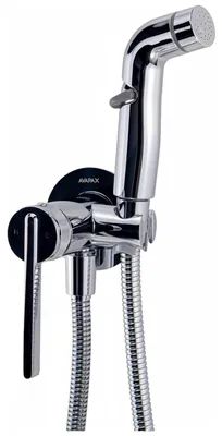 Produktbild von Avapax | Bidetarmatur - Gebürstet - Mit Schlauch Und Handbrause - Messing - Minimalistischer Stil