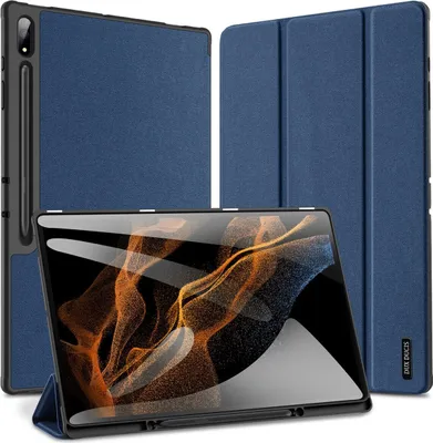 Obrázek produktu pro Dux Ducis Domo pevné pouzdro s funkcí Smart Sleep a integrovaným stojánkem Pouzdro Ochranný kryt kompatibilní s iPad 11" 2025 Blue