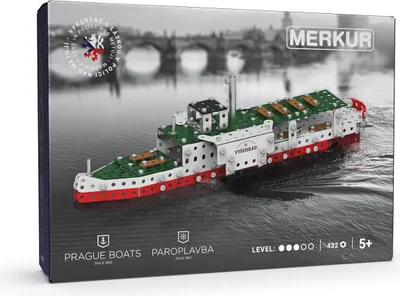 Immagine prodotto di Merkur - Battello a vapore Vysehrad - 432 pezzi